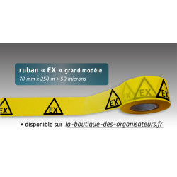 Rubalise plastique EX 70mm*250m